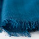 Ocean blue pashmina shawl in cashmere and silk