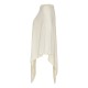 Sand coloured poncho in silk/cashmere mix