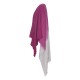 Handwoven yak cape. Fuchsia/natural color