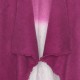 Handwoven yak cape. Fuchsia/natural color