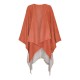Handwoven yak cape. Orange/natural colour