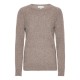 Cashmere sweater beige marled