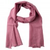 Small mauve cashmere scarf