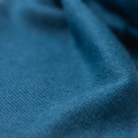 Small ocean blue cashmere scarf