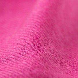 Small fuchsia colored cashmere scarf