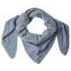 Triangular cashmere scarf in dove blue