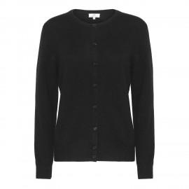 Black cashmere cardigan