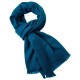 Purple cashmere scarf in twill weave