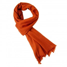 Sienna cashmere scarf in twill weave