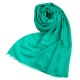 Dove blue pashmina shawl in cashmere and silk