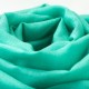 Ocean green pashmina shawl in cashmere and silk