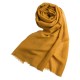 Light pink pashmina shawl in cashmere and silk