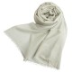 Light sage green pashmina shawl in cashmere and silk