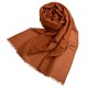Dove blue pashmina shawl in cashmere and silk