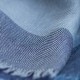 Checkered cashmere scarf in blue