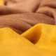 Two coloured shaded pashmina shawl in brown and gold