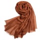 Taupe grey giant shawl in cashmere 200 x 140 cm