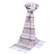 Beige tartan scarf