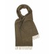 Brown herringbone scarf
