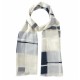 Checkered scarf in red