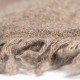 Cashmere scarf in natural brown and black