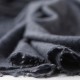 Cashmere shawl in black and dark grey spray pattern