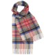 Pink tartan scarf