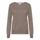 Off white blouse in silk and cashmere