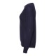 Navy blue blouse in silk and cashmere