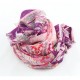 Pink and violet model/cashmere stole