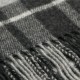 Grey tartan scarf