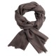 Off white pashmina stole in diamond weave