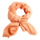 Peach pashmina stole in diamond weave