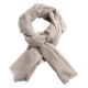Light grey pashmina stole in diamond weave