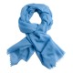 Sky blue pashmina stole in diamond weave