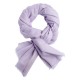Lavender pashmina scarf in twill weave
