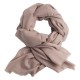 Grey brown pashmina scarf in twill weave