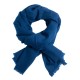 Dark blue pashmina scarf in twill weave