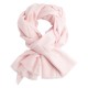 Light pink pashmina scarf in twill weave