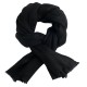 Ocean green cashmere scarf in twill weave