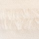 Off white pashmina shawl in 2 ply twill weave