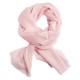 Light pink pashmina shawl in 2 ply twill weave