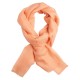 Peach pashmina shawl in 2 ply twill weave