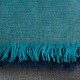 Three coloured pashmina shawl in petrol and grey