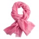 Pink pashmina stole in basket weave