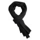 Charcoal pashmina scarf in cashmere