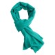 Turquoise pashmina scarf in cashmere