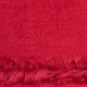 Cranberry red pashmina shawl in 2 ply twill