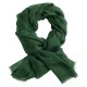 Army green pashmina shawl in 2 ply twill