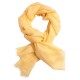 Light yellow pashmina shawl in 2 ply twill